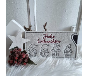 ADVENTSKALENDER 11. Dezember -10 Hüllen Weihnachten Line Art inkl. Blanko